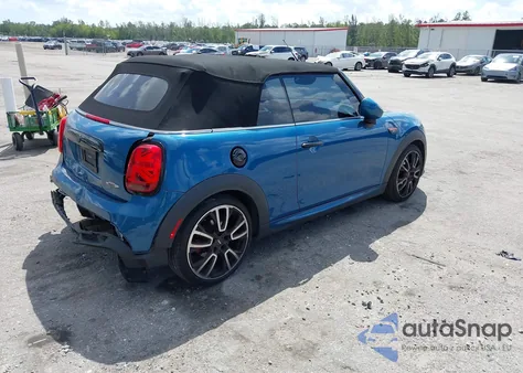 2022 Mini Convertible John Cooper Works z USA, uszkodzony, nr VIN WMW63DL0XN3P15732